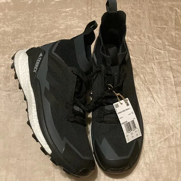 Adidas Terrex Free Hiker 2 Hiking Shoes Carbon Black White