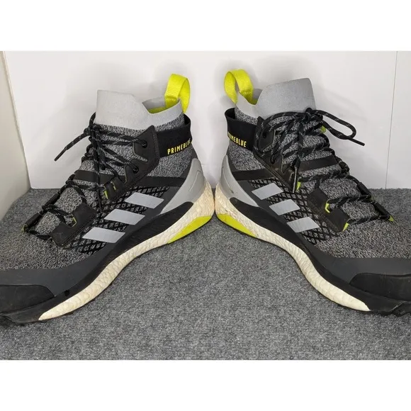 Adidas TERREX FREE HIKER PRIMEBLUE Hiking Shoes Halo Silver Core Black Size 15