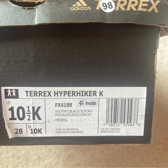 Adidas Terrex Hyperhiker Hiking Shoes Size 10.5 NWT