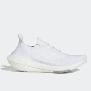 Adidas Ultraboost 21 shoes in Cloud White · Grey Three size 7