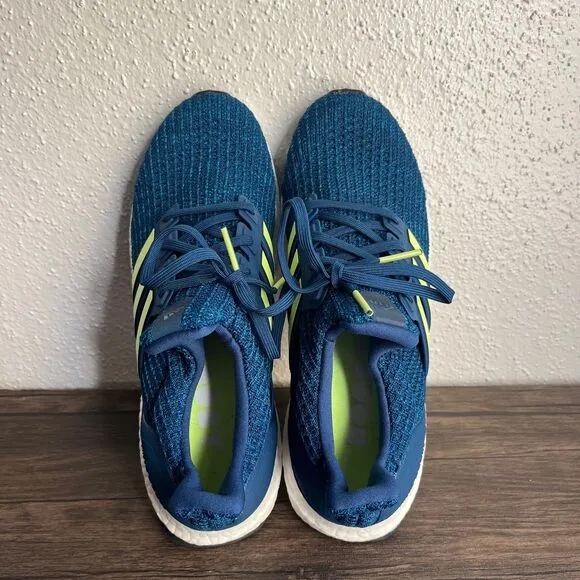 Adidas Ultraboost 4.0 Legend Marine Blue Running Shoes Mens Size 8 F35234