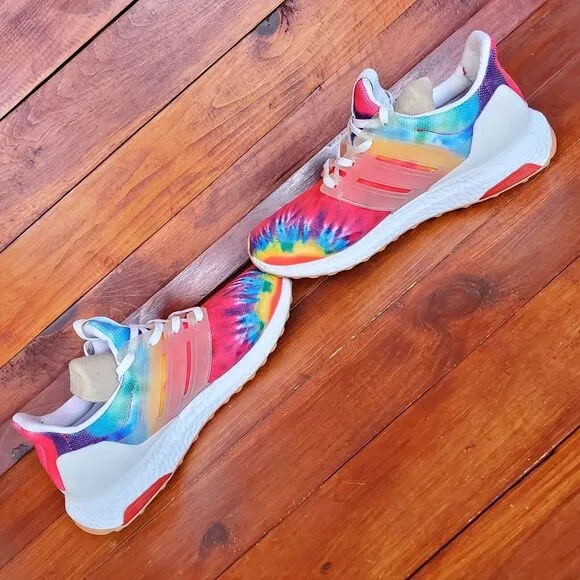 Adidas‎ Ultraboost Shoes Men 7.5 Women 9 Nice KicksxConsortium Woodstock Tie Dye