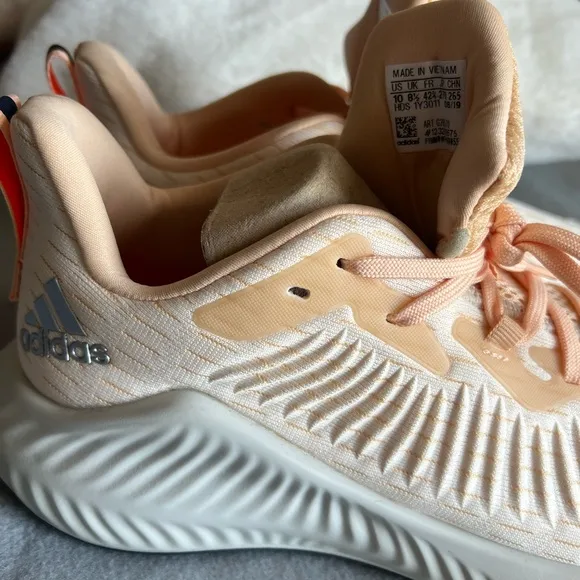 adidas Women’s Athletic Shoes in Cream and Orange