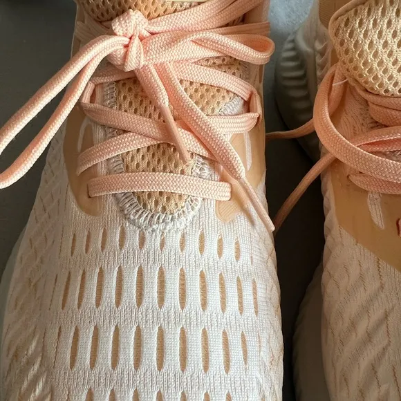 adidas Women’s Athletic Shoes in Cream and Orange