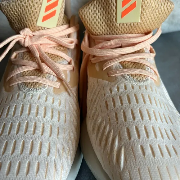 adidas Women’s Athletic Shoes in Cream and Orange