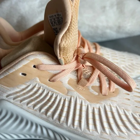 adidas Women’s Athletic Shoes in Cream and Orange