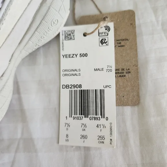 adidas Yeezy 500 Blush Men's US Size 8 (DB2908)