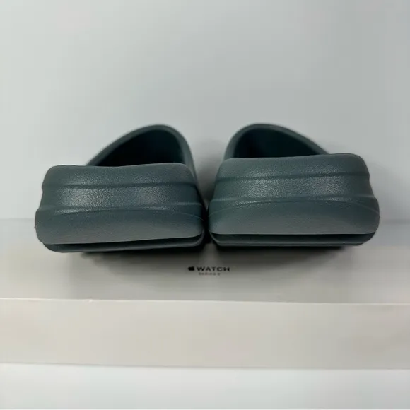 ADIDAS YEEZY SLIDES SLATE MARINE MENS SHOES SIZE 10 SLIP ON KANYE WEST BLUE GRAY