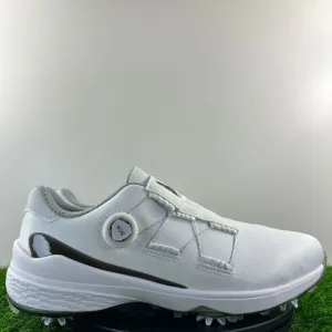 Adidas ZG23 BOA Men Size 11.5 White Waterproof Golf Spikes Shoes GY9713 NEW