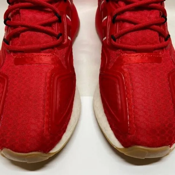 Adidas ZX 2K Red Men's 7 Sneaker Athletic Shoe 2021 New Without Box