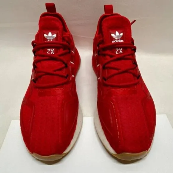 Adidas ZX 2K Red Men's 7 Sneaker Athletic Shoe 2021 New Without Box