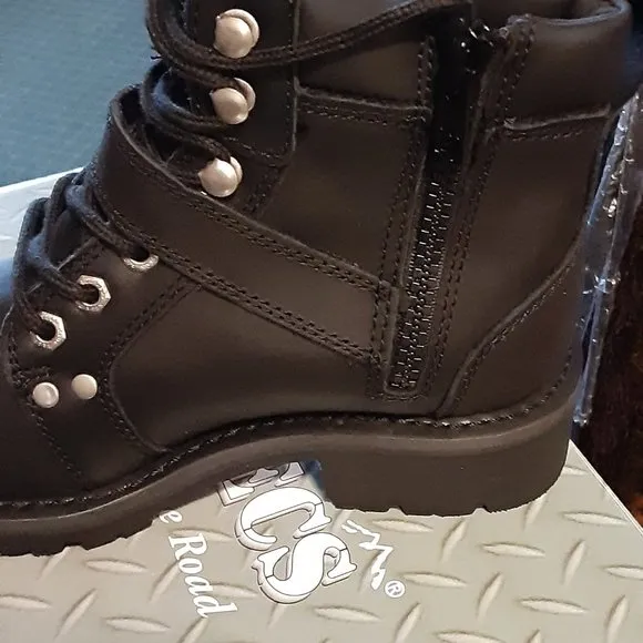 ADTEC WOMAN'S RIDE TEC MOTORCYCLE RIDING ANKLE BOOTS 8 M