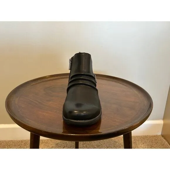 Aetrex Boots Luna Black Leather Womens 37 or 6 6.5 NWT $150