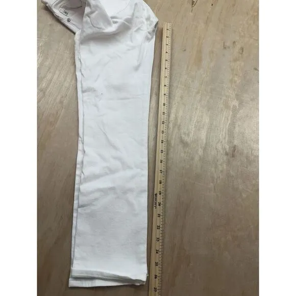 AG jeans Mari crop high rise slim straight women’s size 26 white
