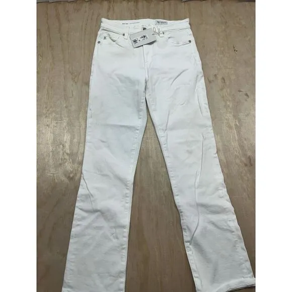 AG jeans Mari crop high rise slim straight women’s size 26 white