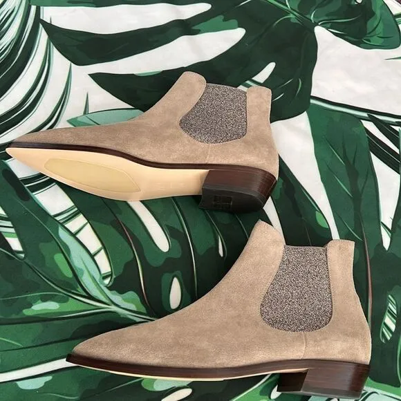 AGL gray suede ankle boots