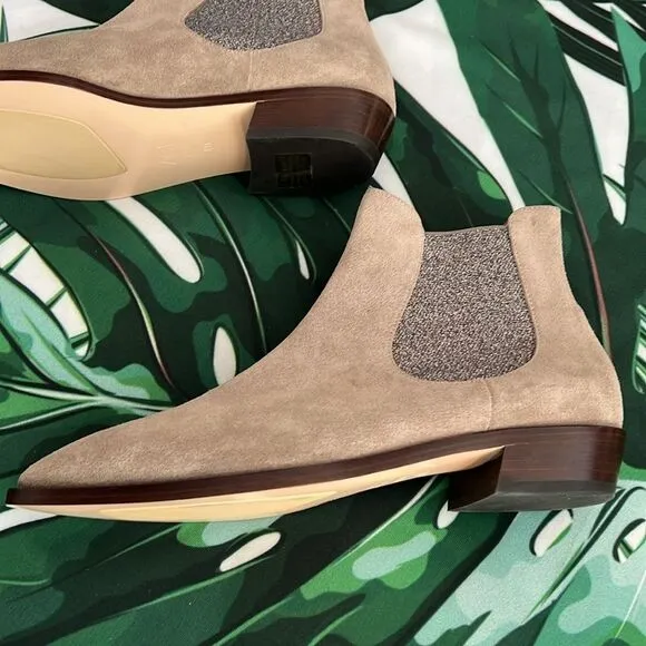 AGL gray suede ankle boots