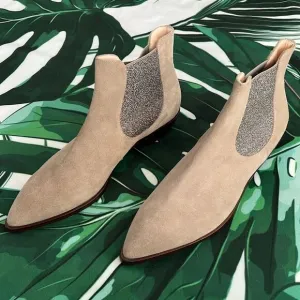 AGL gray suede ankle boots
