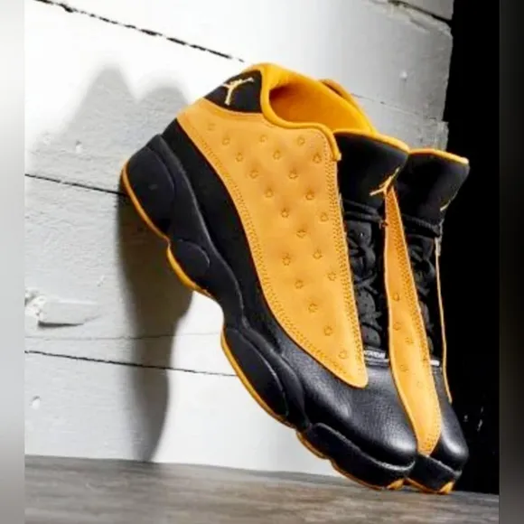 Air Jordan XIII 13 Chutney Men's Sneakers Black/Tan/Gold Leather US 11