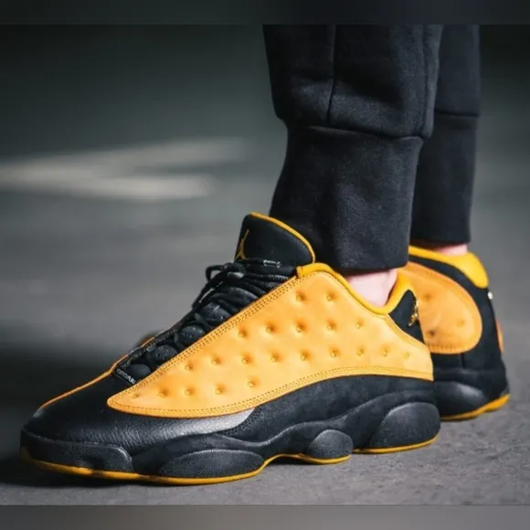 Air Jordan XIII 13 Chutney Men's Sneakers Black/Tan/Gold Leather US 11