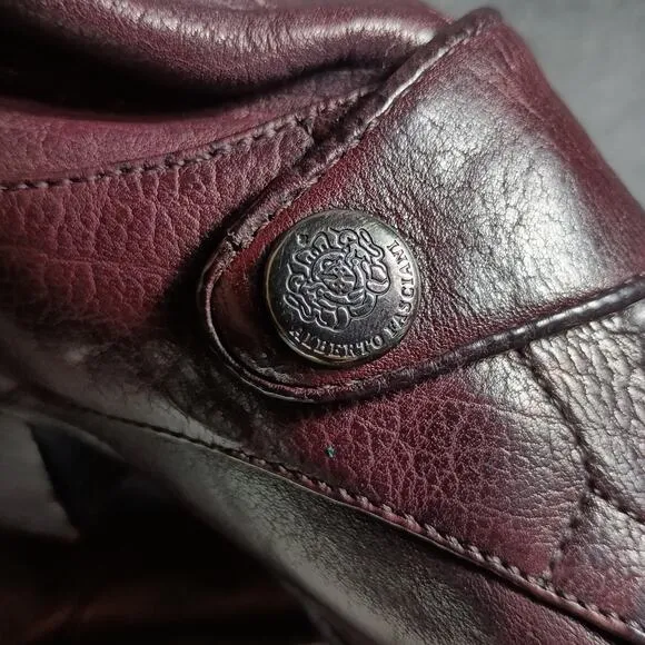 Alberto Fasciani Burgundy Leather Tall Boots Size 9