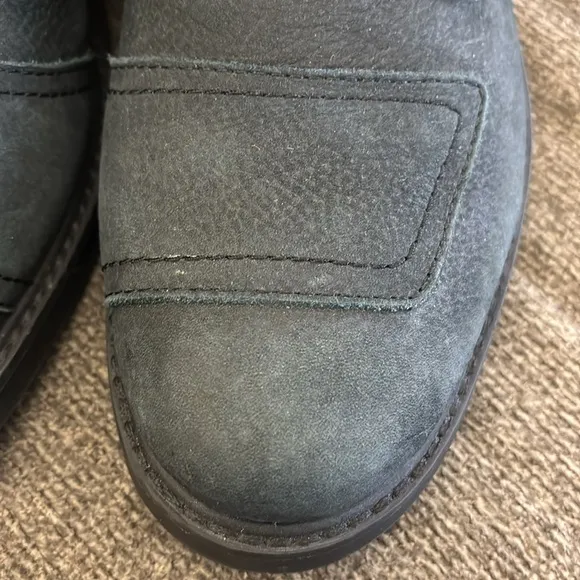 Aldo Suede Motorcycle Men’s Black Lace Top Boots Size 8