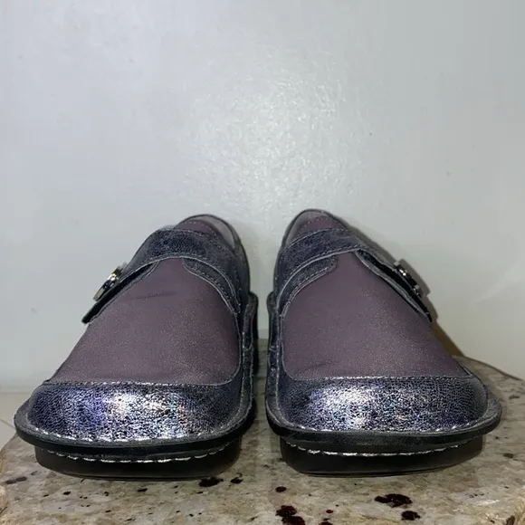 Alegria Ice Ice Baby Dream Fit Leather Neoprene Clog Comfort Shoe 42 US 11.5-12