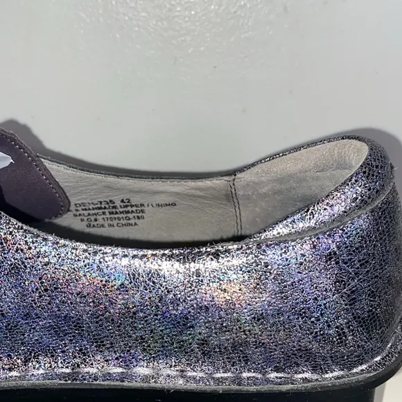 Alegria Ice Ice Baby Dream Fit Leather Neoprene Clog Comfort Shoe 42 US 11.5-12