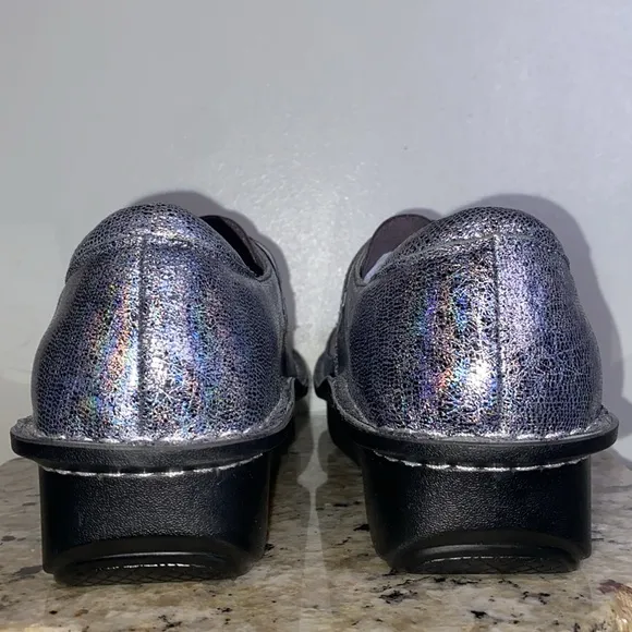 Alegria Ice Ice Baby Dream Fit Leather Neoprene Clog Comfort Shoe 42 US 11.5-12