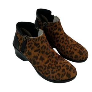 Alegria Sloan Leopard Print Women's Ankle Boot Shoes US Size 8-8.5 Eur 38