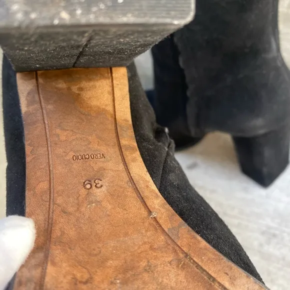 Alexander Wang Iselin ankle boots black suede 39