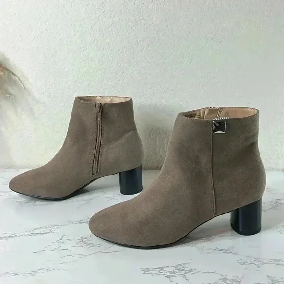 Alfani Sylus Taupe Ankle Boots