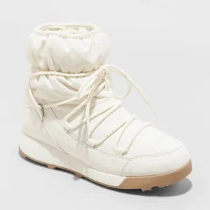 All In Motion Women's Lace-Up Ankle Winter Boots Water-Repellent