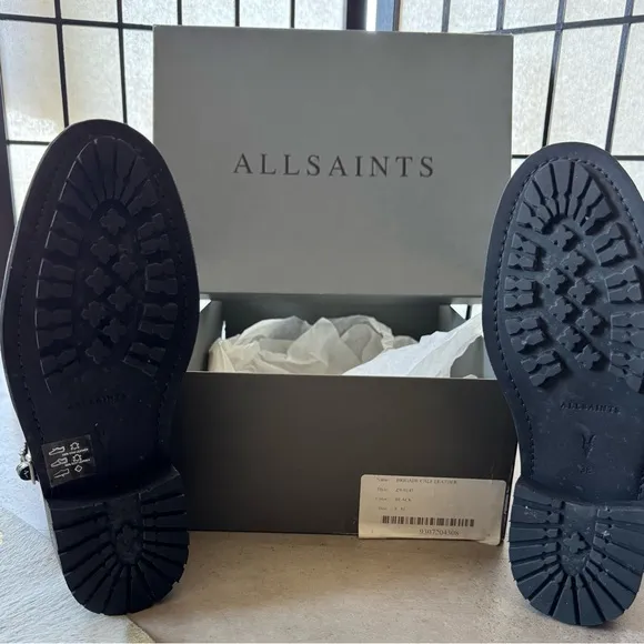 All Saints Brigade Boot in Black. Size 8. Fits true to size