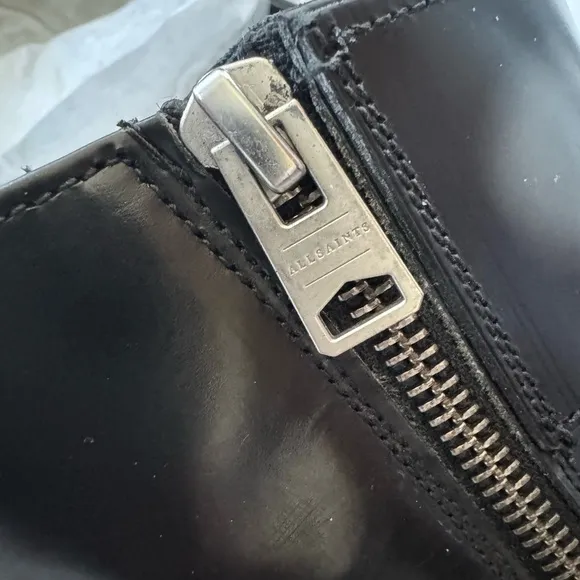 All Saints Brigade Boot in Black. Size 8. Fits true to size