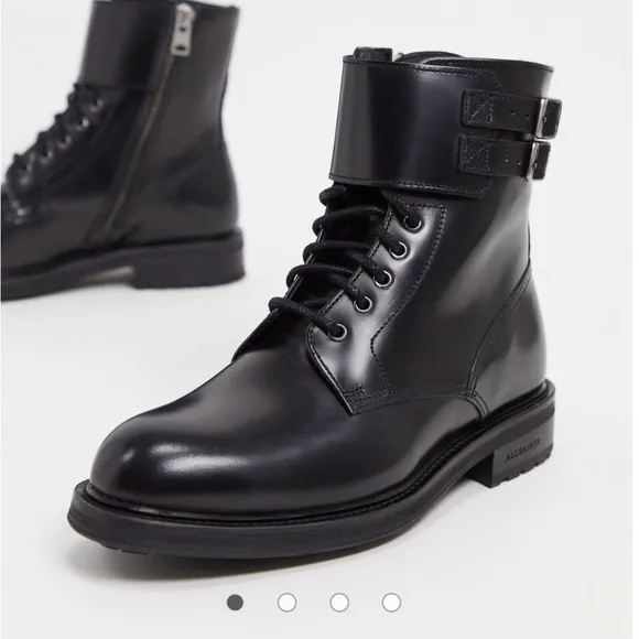 All Saints Brigade Boot in Black. Size 8. Fits true to size