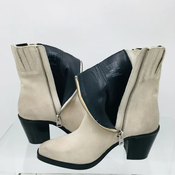 All Saints-Choen - Stone- Women’s Ankle Boots Size 7 M