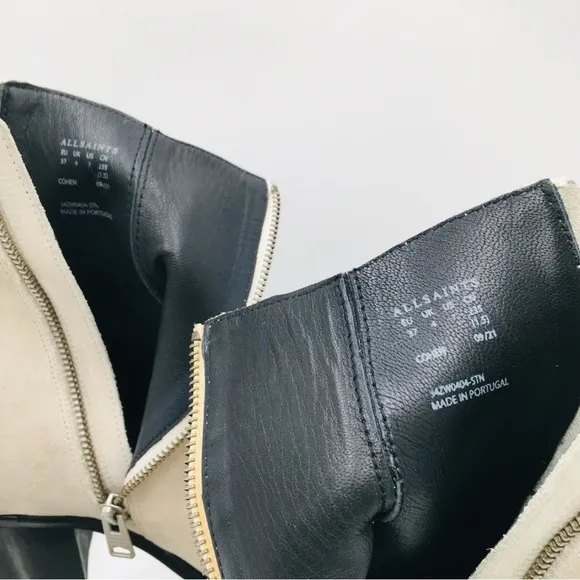 All Saints-Choen - Stone- Women’s Ankle Boots Size 7 M