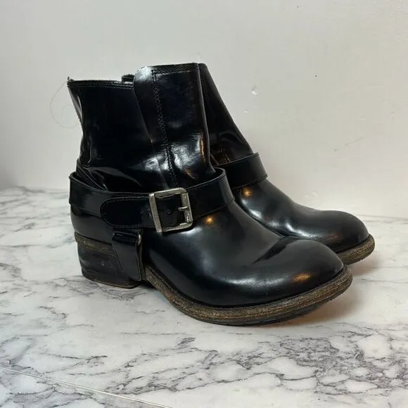 All Saints Jules Biker Boots 38