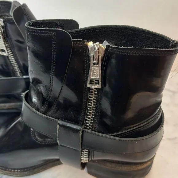 All Saints Jules Biker Boots 38