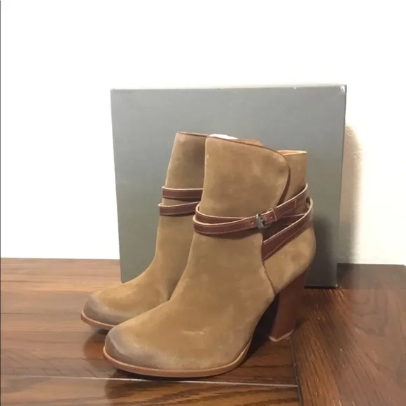 All Saints Straps Eliko Leather Boots Size 41 US/10 NIBox