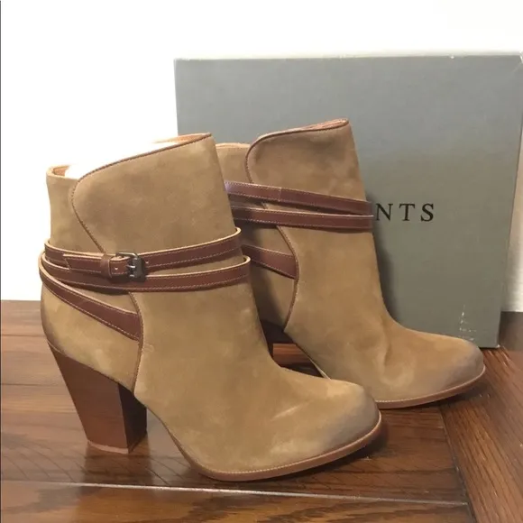 All Saints Straps Eliko Leather Boots Size 41 US/10 NIBox