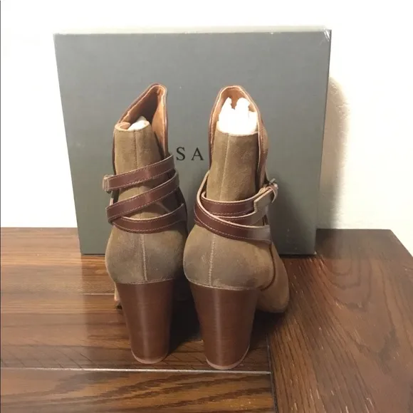 All Saints Straps Eliko Leather Boots Size 41 US/10 NIBox