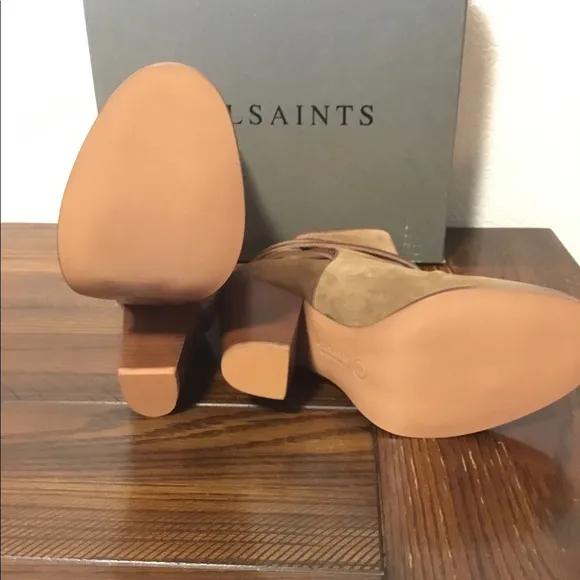 All Saints Straps Eliko Leather Boots Size 41 US/10 NIBox