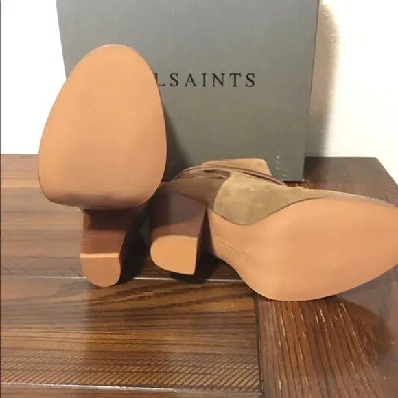 All Saints Straps Eliko Leather Boots Size 41 US/10 NIBox