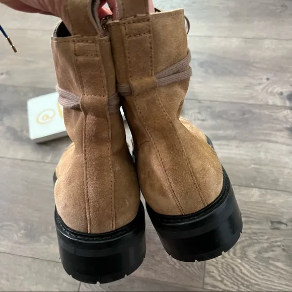 All Saints Tan Lira Hiker Boots NWOT