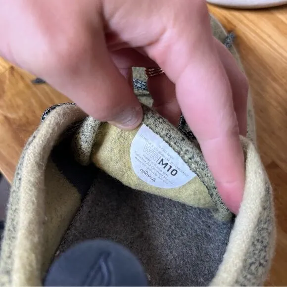 Allbirds Asteroid Green Lace Up Wool Runners Athletic Shoes Size Mens 10