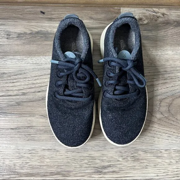 Allbirds Mizzle Waterproof Sneakers Shoes Navy Blue sz 6