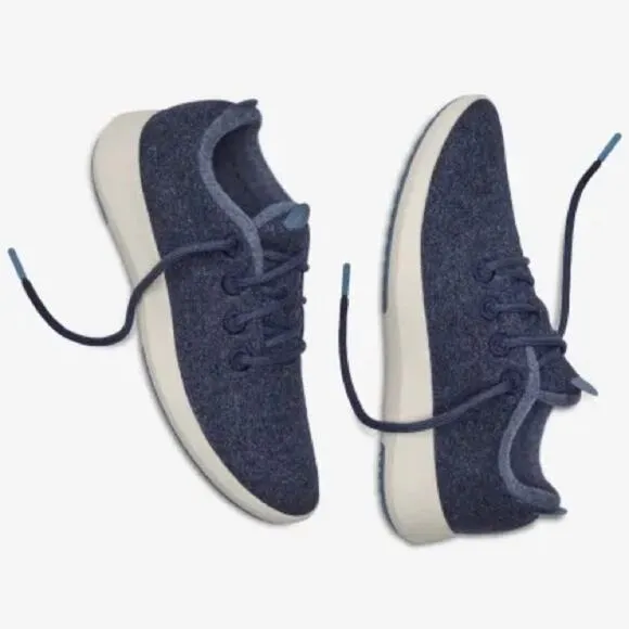 Allbirds Mizzle Waterproof Sneakers Shoes Navy Blue sz 6