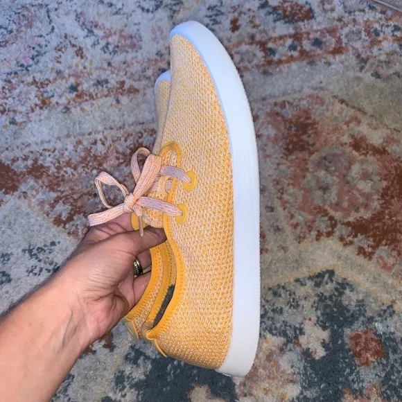 Allbirds Orange Mesh Sustainable Sol Tree Skipper Boat Shoes Size 9 Women’s